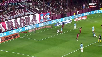 El gol de José Canale en el triunfo de Lanús