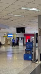 Imagenes de la agresión en el aeropuerto Silvio Pettirossi