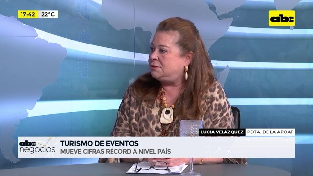 ABC Negocios - Las cifras que mueve el turismo de eventos - Entrevista a Lucía Velázquez