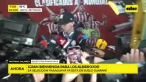 Así fueron recibidos los jugadores de la Albirroja tras la victoria en Perú