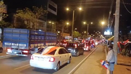 Así se celebró la clasificación de Paraguay en Coronel Oviedo