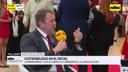 ABC Negocios en la Expo Capasu - Entrevista a Paul Grimm, directivo de la Cámara Paraguaya de Supermercados