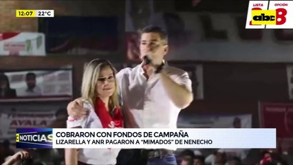 Lizarella y ANR pagaron a “mimados” de Nenecho con fondos de campaña