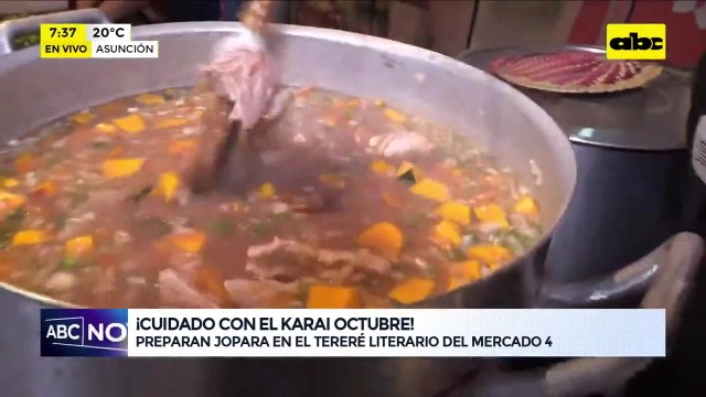 ¿Querés comer jopara?: en el Mercado 4 preparan 500 platos gratis para espantar al Karai Octubre