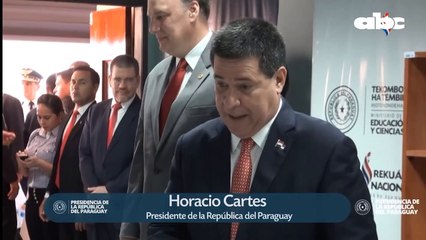 Horacio Cartes: “Todos tenemos derecho a soñar”