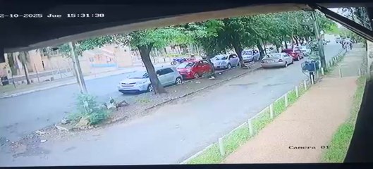 Momento del asesinato al militar Guillermo Moral frente a Derecho UNA