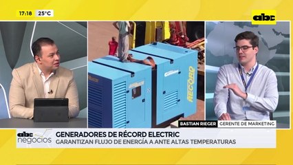 ABC Negocios: Generadores de Record Electric - Entrevista a Bastian Rieger, gerente de Marketing