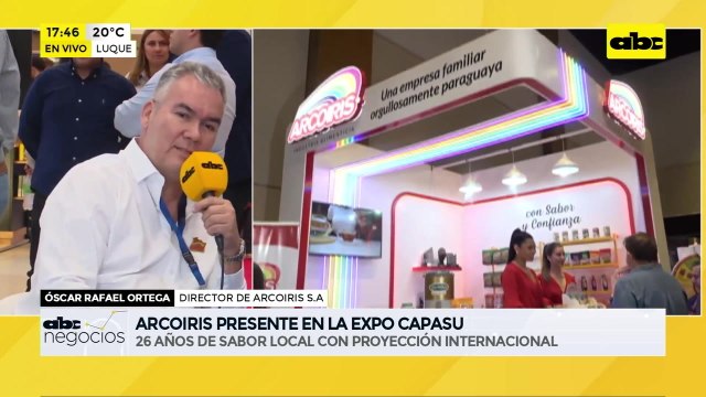 ABC Negocios en la Expo Capasu - Entrevista a Óscar Ortega, directivo de Arcoiris S.A.