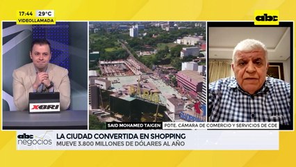 ABC Negocios - Entrevista a Said Mohamed Taigen - presidente de la Cámara de Comercios y Servicios de Ciudad el Este
