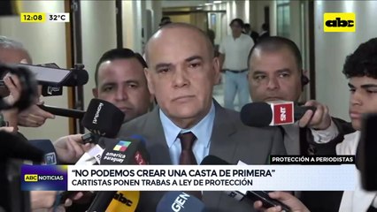 Cartismo traba ley de protección a periodistas aguardando “dictamen de constitucionalistas”
