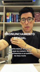 Vídeo: Calvo do Campari se pronuncia após prisão por violência domésctia: "Toda história tem dois lados"