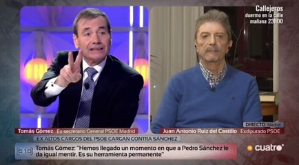 Tomás Gómez (PSOE) lanza la amenaza definitiva a Pedro Sánchez: "No se puede votar a esta banda"