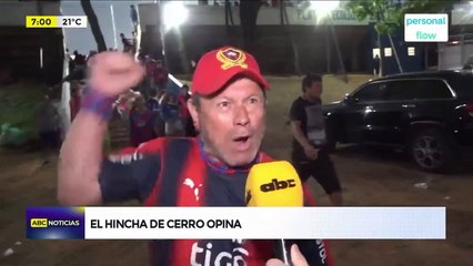 El hincha de Cerro porteño salió contento tras la victoria