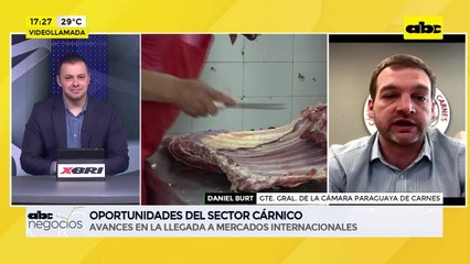 ABC Negocios: Oportunidades del sector cárnico - Entrevista a Daniel Burt, gerente de la Cámara Paraguaya de Carnes