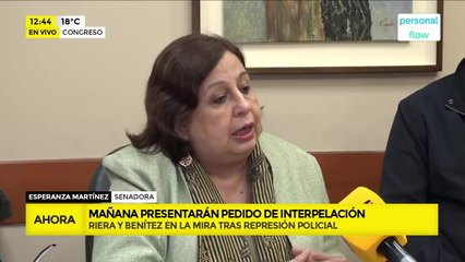 Oposición dice contar con las firmas para impulsar interpelación de Enrique Riera y su comandante