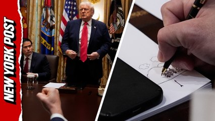 Doodling and fist pumps: AP photographer reveals what happened inside Trump's two-hour cabinet meeting