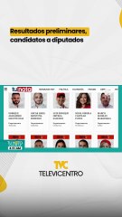 Resultados preliminares, candidatos a diputados