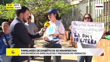 Padres de pacientes con diabetes tipo 1 piden más especialistas en Asunción
