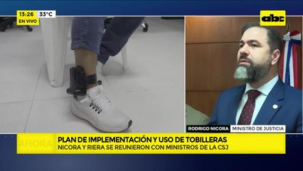 Ministros instan a jueces a recurrir a la implementación de las tobilleras electrónicas