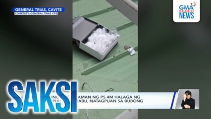 Kahong naglalaman ng P5.4M halaga ng hinihinalang shabu, natagpuan sa bubong ng bahay | Saksi