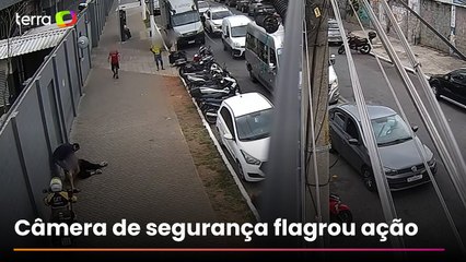 Homem é preso em minutos após enforcar e derrubar mulher no centro de São Paulo