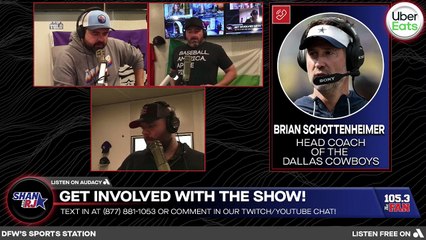 Brian Schottenheimer on the Cowboys Thursday night matchup with the Lions & more