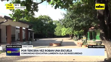 En dos meses, escuela sufre su tercer robo: delincuentes llevan cables y caños de cobre