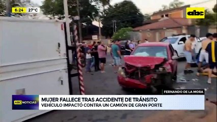 Fernando de la Mora: joven de 25 años muere tras chocar con un camión en peligrosa intersección