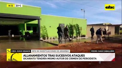 Despliegue policial en busca de sicarios: una persona aprehendida y elementos incautados