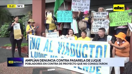 Pobladores amplían denuncia penal contra el MOPC por obra de viaducto en Luque