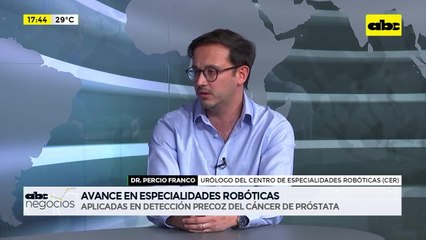 ABC Negocios: Avance en especialidades robóticas - Entrevista a Percio Franco, urólogo