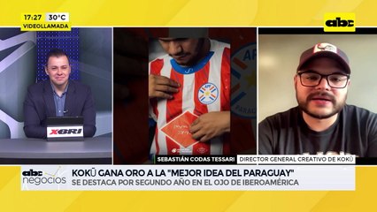 ABC Negocios - Agencia Kokũ gana el premio a la “Mejor Idea del Paraguay” - Entrevista a Sebastián Codas