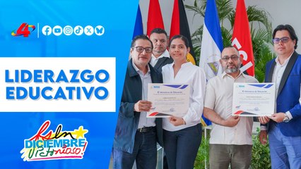 MINED: entrega 📜 de certificaciones en Gestión y Liderazgo Educativo (Calidad educativa Nicaragua) ✅