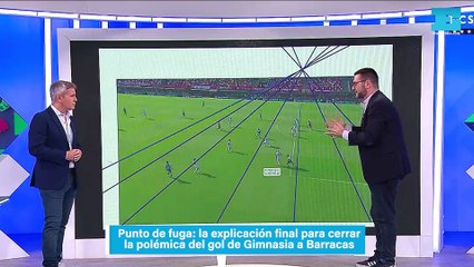 Punto de fuga: la explicación final para cerrar la polémica del gol de Gimnasia a Barracas
