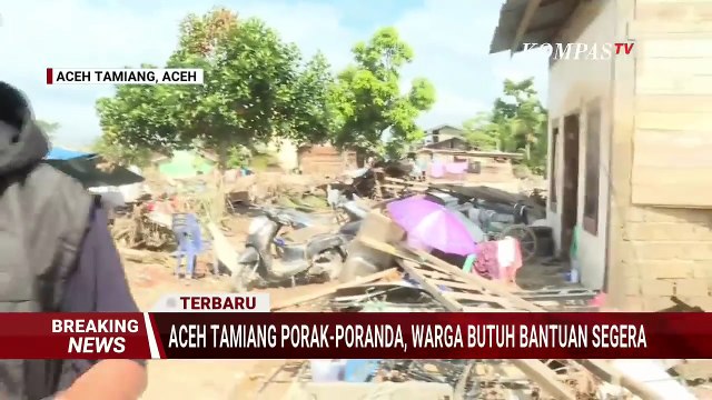 Tangisan Korban Banjir di Aceh Tamiang, Warga: Terpaksa Minum dari Genangan Air Banjir