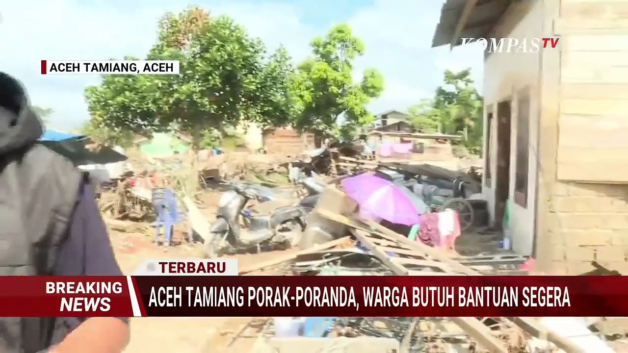 Tangisan Korban Banjir di Aceh Tamiang, Warga: Terpaksa Minum dari Genangan Air Banjir