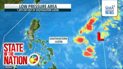LPA sa loob ng PAR, mataas ang tsansang maging bagyo sa susunod na 24 oras | SONA
