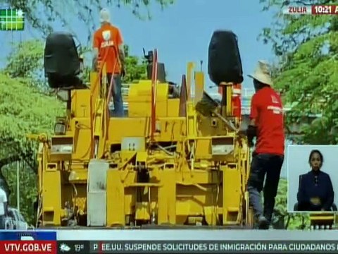 Zulia | Serán intervenidos 1.4 kilómetros de la avenida Universidad con la colocación de asfalto
