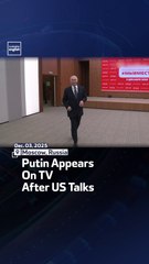 Putin Appears On TV After US Talks