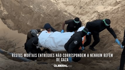 Restos mortais entregues não correspondem a nenhum refém de Gaza