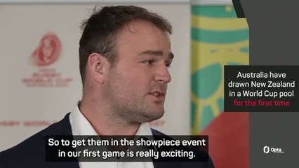 Rugby World Cup hosts Australia excited to draw rivals New Zealand