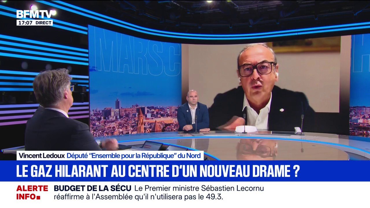 Accident de voiture et protoxyde à Alès: "C'est devenu un véritable fléau", déclare Vincent Ledoux, député “Ensemble pour la République”