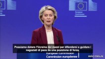 Von der Leyen: piano per mettere l'Ucraina in 