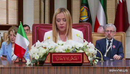 Meloni: "Pronta a ospitare in Italia un vertice Golfo-Mediterraneo"
