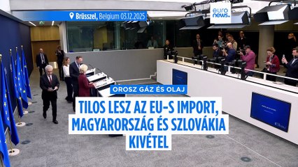 Megtiltja az orosz szénhidrogének importját az Európai Unió