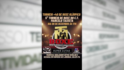 Evento de boxe reúne atletas +40 em Belém no próximo sábado