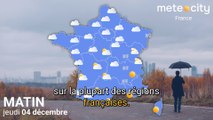 Bulletin météo France du jeudi 04 décembre 2025