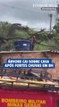 Árvore cai sobre casa após fortes chuvas em BH