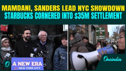 Mamdani & Sanders STORM NYC Picket Lines; Starbucks FORCED Into $35M Mega-Payout for 15,000 Baristas