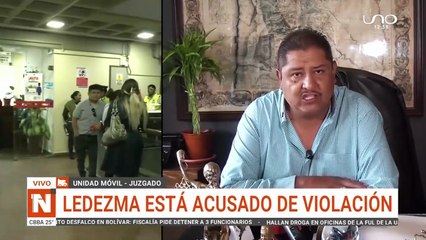 “¡Soy inocente!”, gritó el abogado Ledezma al momento de ingresar a su audiencia cautelar
